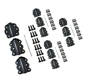 B0chhy9fvc Qcaa Door Spring Hinges 2-3/4 Inch - 2 Self-closing 1 Adjustable Set Black Finish