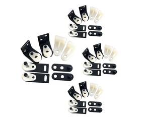 B0cmbwllrl Qcaa Cafe Door Gravity Pivot Hinge Set Double Action Matte Black 4 Sets