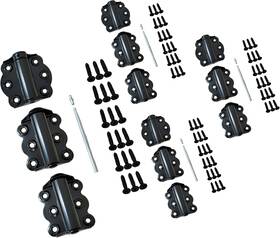 Hg104-004 Qcaa Door Spring Hinges 2-3/4 Inch Each Set Including 2 Pcs Self Closing And 1 Pc