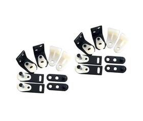 Hg107-002 Qcaa Cafe Door Gravity Pivot Hinge Set Double Action Matte Black 2 1set For Ca