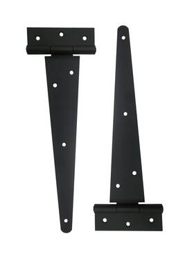 Hg64-002 Qcaa Extra Heavy Duty Tee Hinge 2 Pack 14 X 5 3.0mm Matte Black Steel