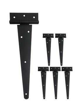Hg64-006 Qcaa Extra Heavy Duty Tee Hinge 14 Inch X5 X3.0mm Steel Elegant Sanded Matte