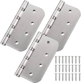 10123456 Qkenvo 4ftft Ball Bearing Door Hinges Stainless Steel Heavy Duty 4 X Inch With 5