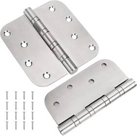 Qkenvo 726084432505 304 Stainless Steel 4ftft X Door Hinges Ball Bearing Commercial Grade For Exte