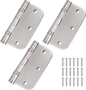 3.5ftftx Qkenvo 744759513007 Stainless Steel Door Hinges 3.5ftft Ball Bearing Commercial Grade