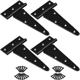 Qpingh 313103951927 8 Inch T Strap Hinges Heavy Duty T-strap Shed Door Gate Tee Hing