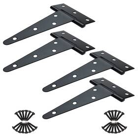 Qpingh 740863461630 8 Inch T Strap Hinges Heavy Duty T-strap Shed Door Gate Tee H