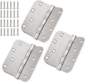 Qtanber 313042931905 304 Stainless Steel Door Hinges 4 Inch Heavy Duty Ball Bearing Interior And Exteri