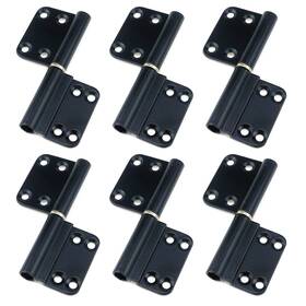 Quluxe 772288871107 3.6-inch Flag Hinges Aluminum Alloy Lift Off Hinge Detachable Door Hinge- Bla