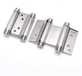 Ranbo 680904998018 4 Inch Double Action Spring Hinges 304 Stainless Steel Self Closing Way Act