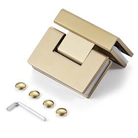 Ranbo 704771659053 Heavy Duty Shower Glass Door Hinge Solid One-piece Precision Cast With 5mm Th