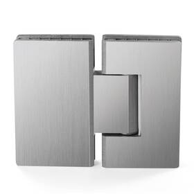Ranbo 735935186108 Heavy Duty 180 Degree Glass Door Cupboard Showcase Cabinet Clamp Frameless Pivot