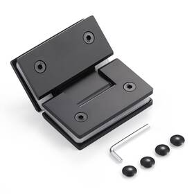 Ranbo 735935186528 Heavy Duty 135 Degree Shower Glass Door Hinge Solid 5mm 304 Stainless Steel
