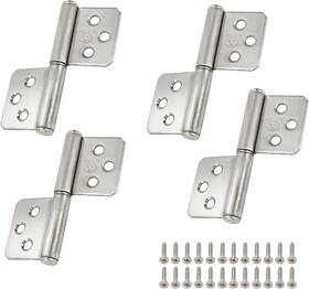 Rannb 313108126122 3-inch Flag Hinges 304 Stainless Steel Lift Off Hinge Detachable Door - 4p