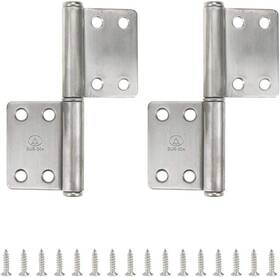 43398-30221 Rannb Flag Hinges 4 Inch 304 Stainless Steel Cupboard Door - 2pcs