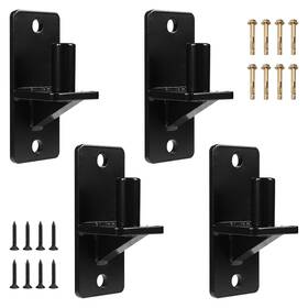 Vlrt005-4bk Rasugarlary Spus Wall Mount Gate Hinges Black Farm Hinge 4 Pack Black-4pcs
