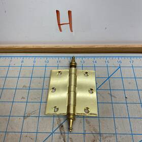 C2272 Rejuvenation X1 Steeple Door Hinge 3.5 X Brass Tone/color Hardware