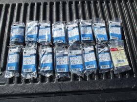 06-2600 Reliabilt 16 Pack 3-1/2-in H Square Matte Black Mortise Interior Door Hinges