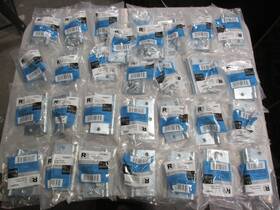 33070zcxlg Reliabilt 25 Pack 3-in H Square Silver Mortise Interior/exterior Door Hinges