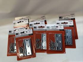 3734354 Reliabilt 10- 2-pk Mortise Interior/exterior Door Hinge Silver 2-1/2 Inch H