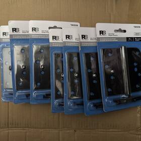 Reliabilt 945133525546 Lot Of 7 Door Hinge Oil Rubbed Bronze Finish 4 Inch 5/8 Radius And Square