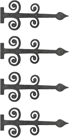 Renovators Supply Manufacturing 691167477493 Garage Door Decorative Hardware 16 Inch Black Of