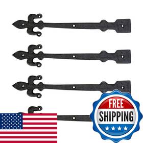 B01dp3ekgi Renovators Supply Manufacturing Black Wrought Iron Garage Door Decorative
