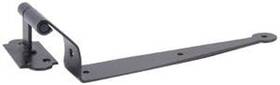 H73-12 Restorers H&h73-12 Shutter Strap Hinges Black Powder Coat 12 Inch
