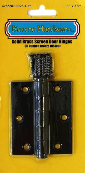 Rh-sdh-3025-15 Rever Hardware 810230010010 Grand Banks Revere Solid Brass Screen Door Hinge