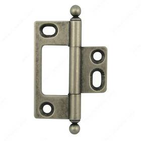 5202142 Richelieu Non- Mortise Hinge Ball Tip Pewter Finish Qty 1