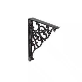 Richelieu Hardware 313041378343 8-1/16 Inch 205 Mm X 11 280 Matte Black Forged Iron Rustic Decorative