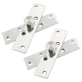 Sdd240927-006 Rierdge 2pcs Center Pivot Hinge Heavy Duty Stainless Steel Hinges 360 Rotating Hidd