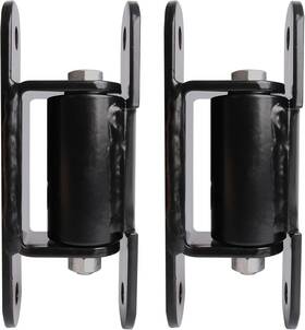 Riyhch 744759817341 Heavy Duty Gate Hinge 7 Inch Black Outdoor Bolt On Weld Post Gat