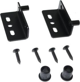 6201-pht-2s Rlecs Pivot Hinge 2set Thicken Black Right Angle Hinges With Bushing