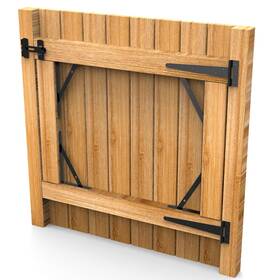 Rob240608 Robinsontool Fence Gate Frame Kit With 8 Inch Hinges And Latch Includes Corner Brace