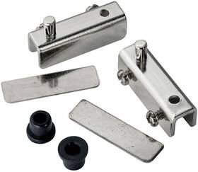 Rockler 313047554543 Glass Door Pivot Hinge For Free Swinging Doors Polished Chrome Pair