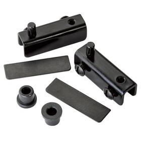 510-bl Rockler Glass Door Pivot Hinge Satin Black Pair