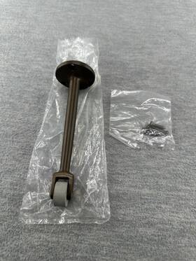 456l Rockwood - Long Straight Roller Latch Door Stop Oil Rubbed Bronze No Box
