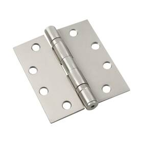 Rok 614405018838 3 Pack Hardware Strong Steel 4-1/2 Square Mortise Ball Bearing Folding Do