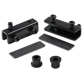 Rok 855891008099 Hardware Glass Door Pivot Hinge For Free Swinging Black Zincplated