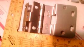 0376-102 Rpc Lot Of 21 -rpc Inch Rockford Hinge Five Knuckle Overlay Hinges Made In Usa