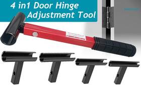 Hinge-005 Ruyikeji 4-in-1 Door Hinge Gap Adjusting Wrench Tool Cabinet Alignment Repair Kit Grip