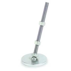 Lp2-b3 S & W Manufacturing And Level Mount Swivel Stud 1/2-13 2-1/2 Inch