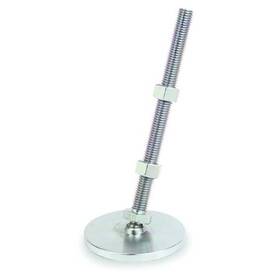 Lp4-b3 S & W Manufacturing And Level Mount Swivel Stud 1/2-13 4in Base