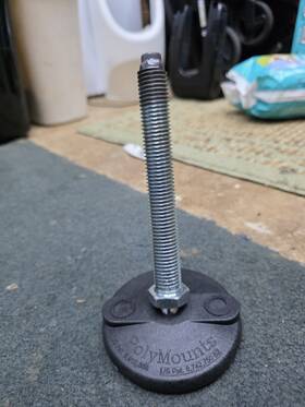 Snylc34 S & W 2 - And Level Mount Swivel Stud 5/8-11 3in Base. Set Of New Mounts
