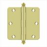S35r43 Deltana Plain Bearing Radius Corners Mortise Hinge Pair 760923239412