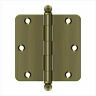 S35r45 Deltana Plain Bearing Radius Corners Mortise Hinge Pair 760923239429