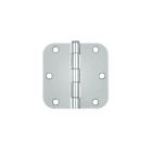 S35r526 Deltana Plain Bearing Radius Corners Mortise Hinge Pair 760923239566