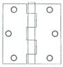 S35u5-r Deltana Square Corner Plain Bearing Mortise Hinge Pair 760923239023