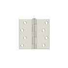 S44-r Deltana Plain Bearing Square Corner Full Mortise Hinge 760923486144